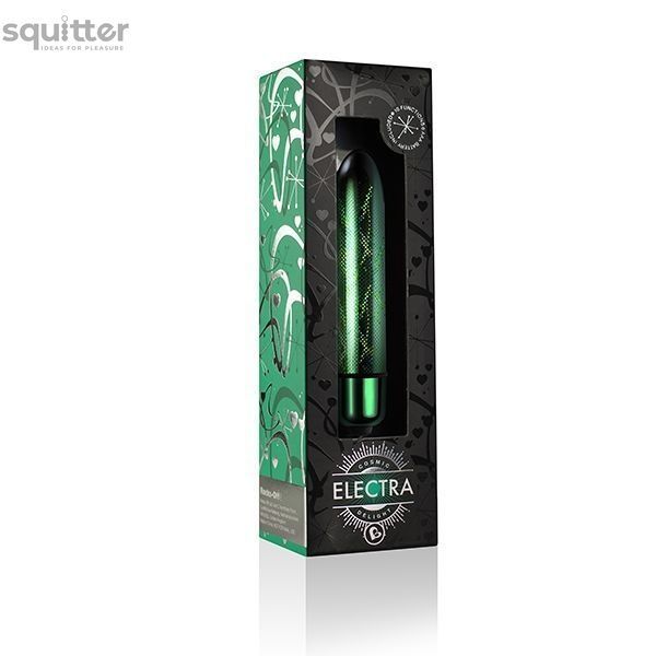 Вибропуля Rocks Off RO-90mm Cosmic Delight Electra, голографическое покрытие SO2474 - онлайн-сексшоп Сквитер