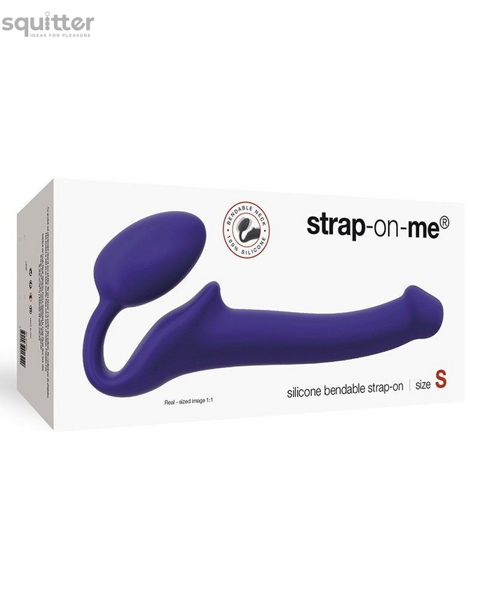 Безремневий страпон Strap-On-Me Violet S, повністю регульований, діаметр 2,7 см SO2706 фото