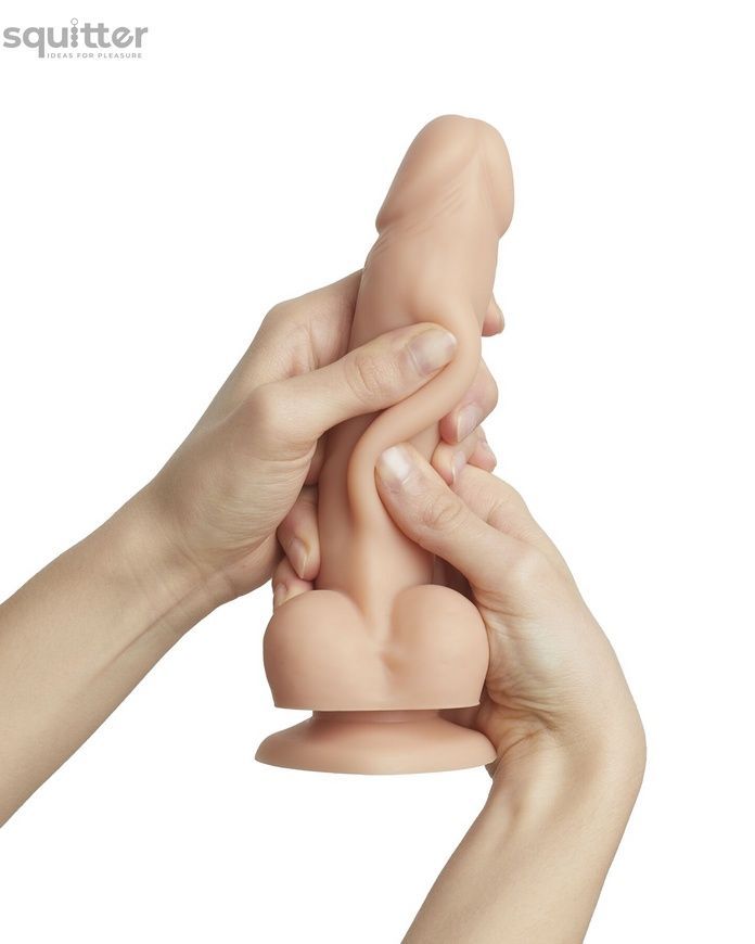 Реалістичний фалоімітатор Strap-On-Me Sliding Skin Realistic Dildo Vanille S, ефект рухливої шкіри SO6251 - онлайн-сексшоп Сквітер