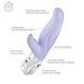 Вібратор-кролик для точки А Fun Factory LADY BI Purple, 2 мотори, 12 режимів SX4246,7 - інтернет-магазин інтимних товарів Squitter