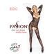 Бодистокинг Passion BS040 black, комбинезон с открытой грудьюPBS040B,5 - интернет-магазин интимных товаров Squitter