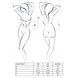 Распродажа!!! Корсет с пажами XENA CORSET white XXL/XXXL - Passion, трусики, цветочный узорEL14203,3 - интернет-магазин интимных товаров Squitter