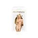 Трусики-тонг Penthouse Dangerous Darling S/M White, кружево, высокая посадка, вырез спереди, бантикSO6498,3 - интернет-магазин интимных товаров Squitter