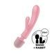 Вібратор-кролик з вібромасажером Satisfyer Triple Lover Pink, 3 мотори SO8790,1 - інтернет-магазин інтимних товарів Squitter