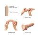 Реалістичний фалоімітатор Strap-On-Me Sliding Skin Realistic Dildo Vanille S, ефект рухливої шкіри SO6251,3 - інтернет-магазин інтимних товарів Squitter