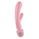 Вібратор-кролик з вібромасажером Satisfyer Triple Lover Pink, 3 мотори SO8790,4 - інтернет-магазин інтимних товарів Squitter