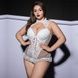 Корсет JSY P61132 White Plus Size SX1867,1 - інтернет-магазин інтимних товарів Squitter