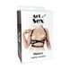 Шкіряна портупея Art of Sex - Melani Leather harness, Чорна L-2XL SO8299,4 - інтернет-магазин інтимних товарів Squitter