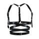 Шкіряна портупея Art of Sex - Melani Leather harness, Чорна L-2XL SO8299,1 - інтернет-магазин інтимних товарів Squitter