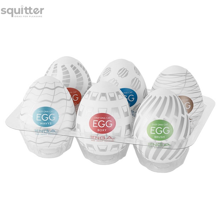 Набор мастурбаторов-яиц Tenga Egg New Standard Pack (6 яиц) SO5493 фото