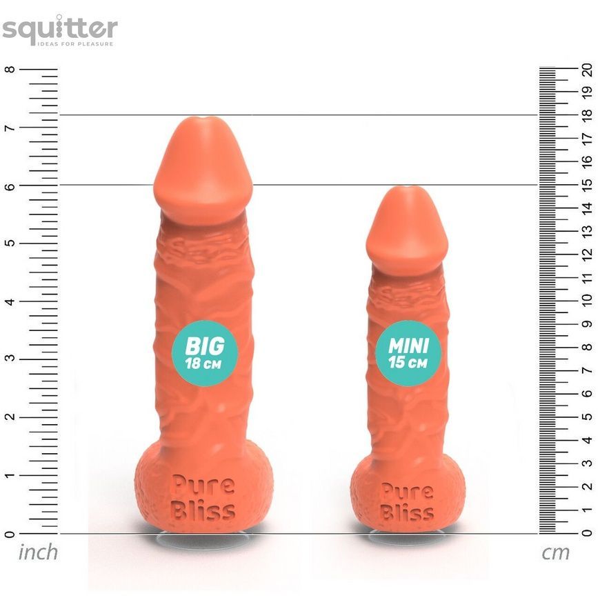 Мило у формі пеніса Pure Bliss MINI Coral, крафтове мило-член, натуральне SO6356 - онлайн-сексшоп Сквітер
