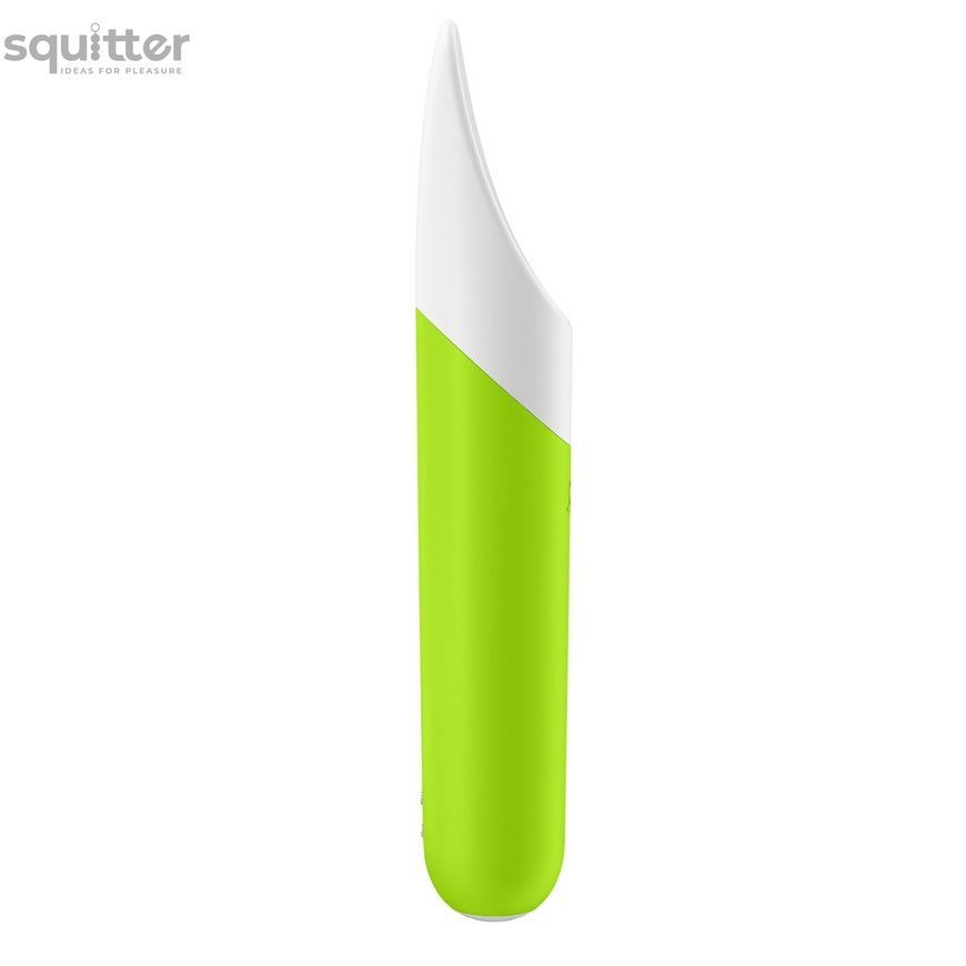 Мінівібратор із гнучким язичком Satisfyer Ultra Power Bullet 7 Green SO5435 - онлайн-сексшоп Сквітер