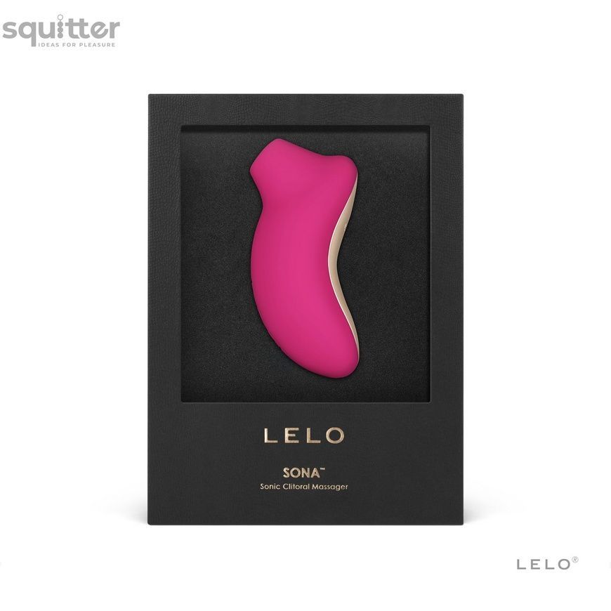 Звуковой стимулятор клитора LELO SONA Cerise SO8106 - онлайн-сексшоп Сквитер