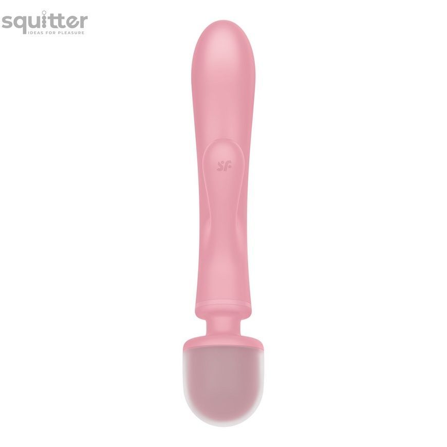 Вібратор-кролик з вібромасажером Satisfyer Triple Lover Pink, 3 мотори SO8790 - онлайн-сексшоп Сквітер