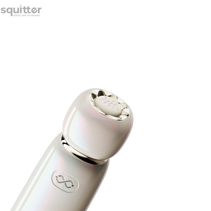 Вакуумний кліторальний стимулятор Zalo Lia Floral White, 3 насадки, 3 режими, різна інтенсивність SX2685 - онлайн-сексшоп Сквітер