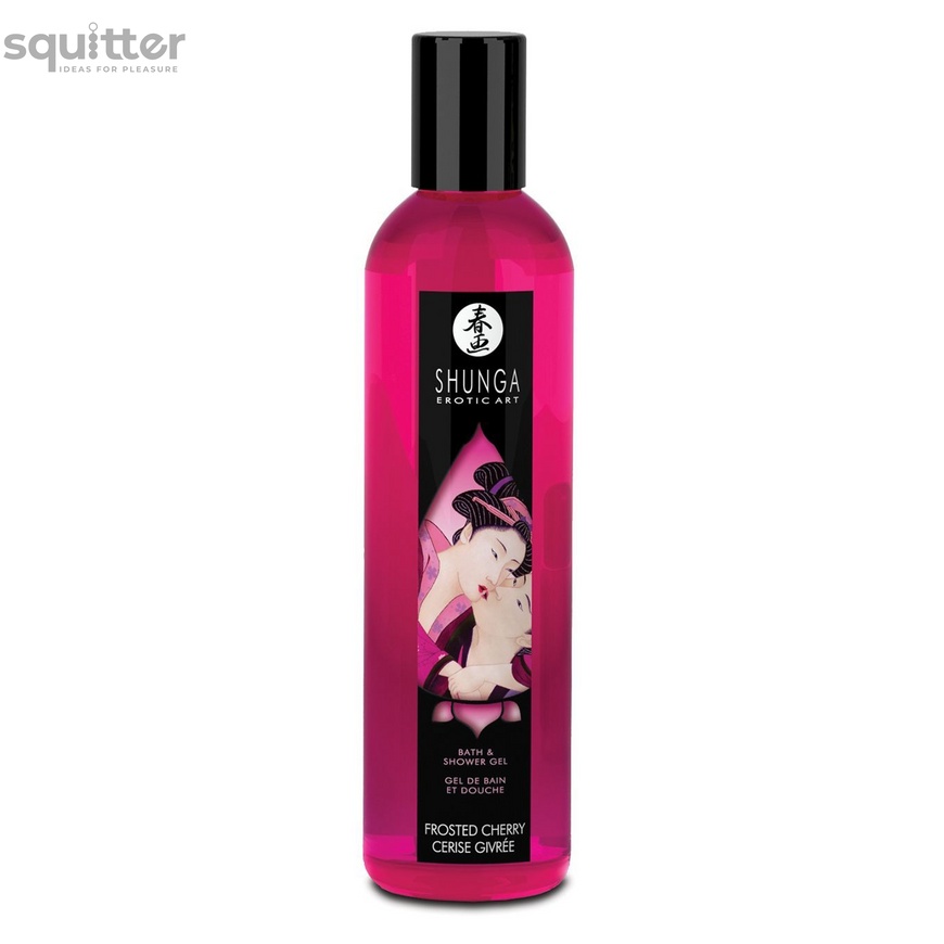 Гель для душа Shunga Shower Gel - Frosted Cherry (250 мл) с растительными маслами и витамином Е SO2889 фото