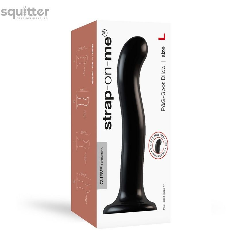 Насадка для страпона Strap-On-Me P&G-Spot Dildo, силикон, размер L SO9010 - онлайн-сексшоп Сквітер