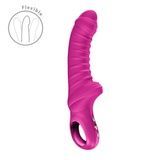 Вібратор для точки G Fun Factory TIGER Magenta, ребристий, підходить для анальної стимуляції SX4306 - онлайн-сексшоп Сквітер