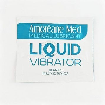 Пробник лубриканта з ефектом вібрації Amoreane Med Liquid Vibrator Berries (2 мл) SO4721 - онлайн-сексшоп Сквітер