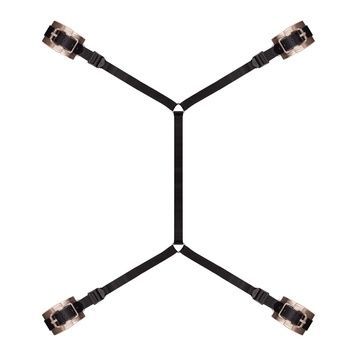 Фіксатор рук і ніг для ліжка Rosy Gold - Under-Mattress Restraint Set SX3911 - онлайн-сексшоп Сквітер