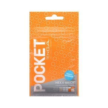 Мастурбатор TENGA Pocket Hexa-Brick SO5597 - онлайн-сексшоп Сквітер