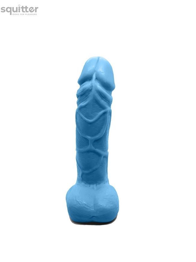 Мило у формі пеніса Чистий Кайф Blue size M, крафтове мило-член, натуральне SO2639 - онлайн-сексшоп Сквітер