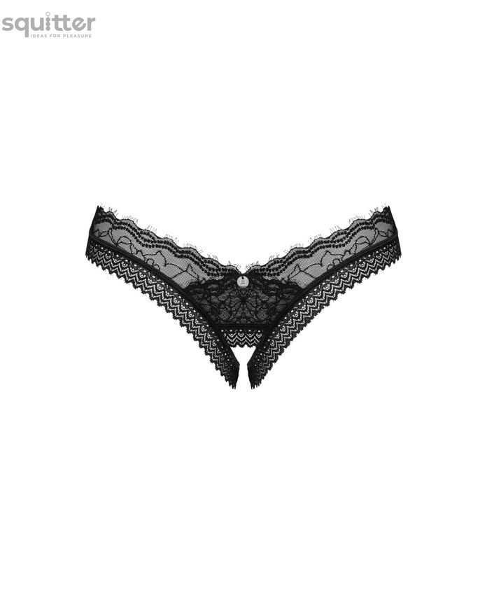 Трусики Obsessive Medilla crotchless thong XS/S SO9061 фото