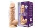 Фалоімітатор з вібрацією SilexD Norman Vibro Flesh (Model 1 size 8,5") + LRS, діаметр 5 см SO8208,1 - інтернет-магазин інтимних товарів Squitter
