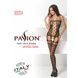 Бодістокінг Passion BS054 black, комбінезон, імітація панчох, відкритий животик PBS054B,7 - інтернет-магазин інтимних товарів Squitter