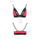 Эластичный топ с кружевом Passion PS001 TOP red-black, size M SO4184 фото 5