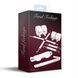 Набір Feral Feelings BDSM Kit 5 White, наручники, поножі, хрестовина, маска, падл SX3981,2 - інтернет-магазин інтимних товарів Squitter