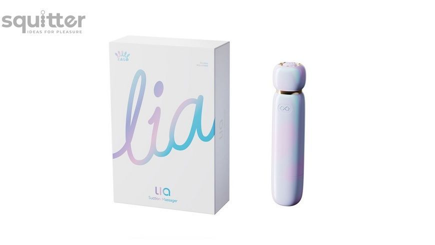 Вакуумний кліторальний стимулятор Zalo Lia Lavender Purple, 3 насадки, 3 режими, різна інтенсивність SX2686 - онлайн-сексшоп Сквітер