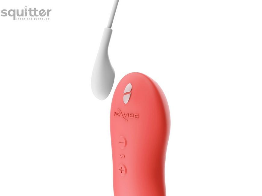 Мощный мини-вибромассажер Touch X Crave Coral by We-Vibe, удобно совмещать с проникающим сексом SO6934 - онлайн-сексшоп Сквитер