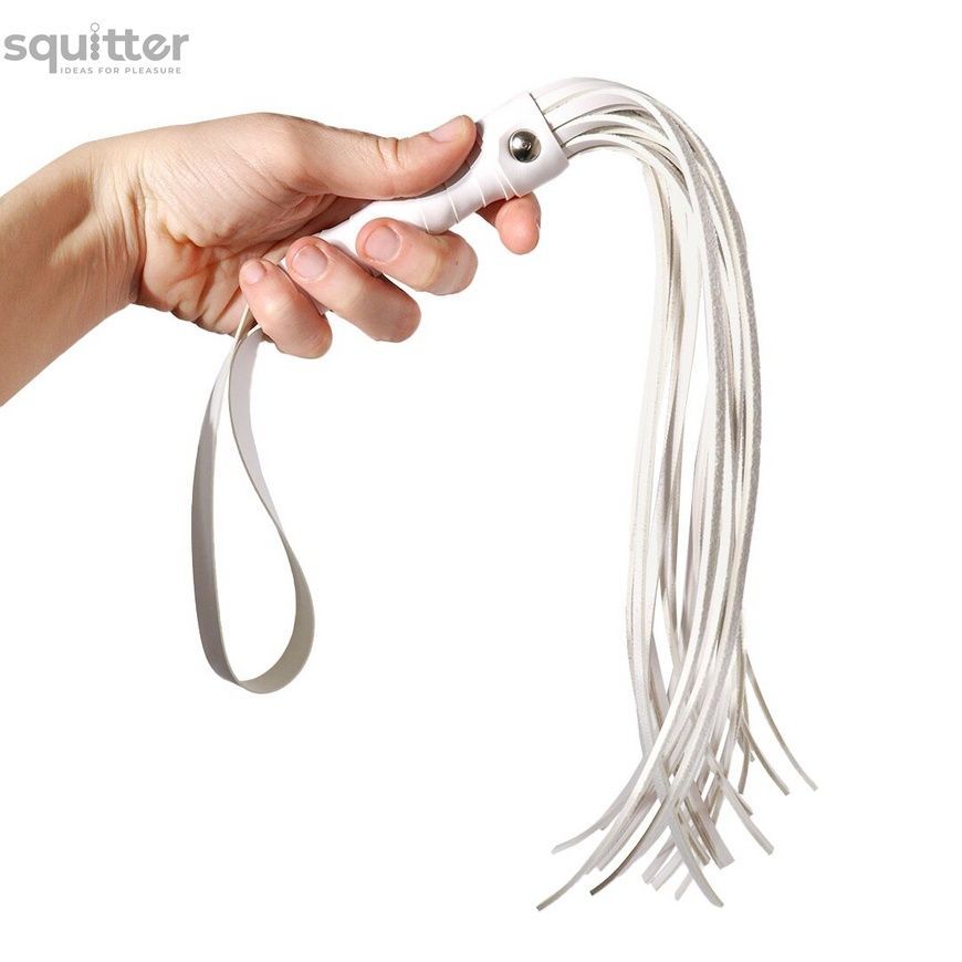 Батіг Flogger Art of Sex, Білий SX2342 - онлайн-сексшоп Сквітер