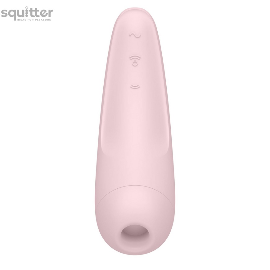 Вакуумний кліторальний стимулятор Satisfyer Curvy 2+ Pink SO3782 фото