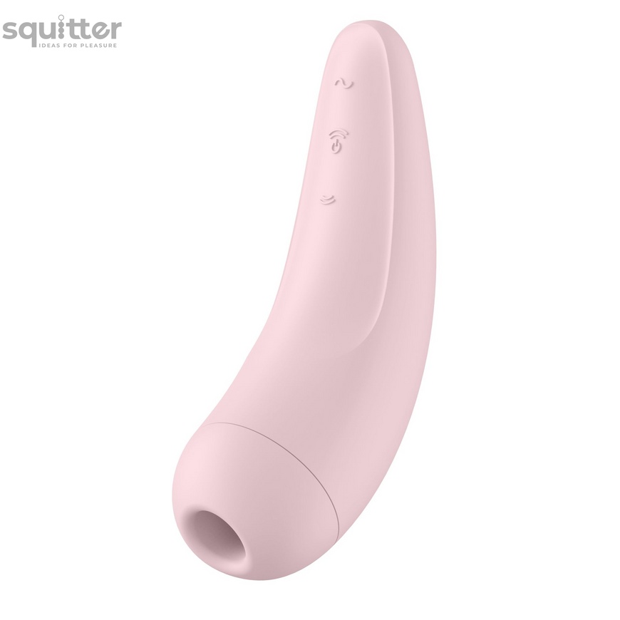 Вакуумний кліторальний стимулятор Satisfyer Curvy 2+ Pink SO3782 фото