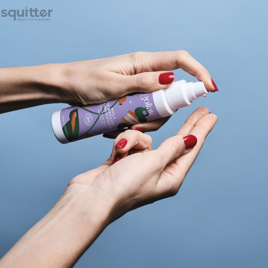 Масажна олія Goliate Huile De Massage Aphrodisiaque 100 мл, органічна, зігрівальний ефект SX3016 - онлайн-сексшоп Сквітер