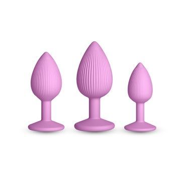 Набір анальних пробок NS Novelties INYA - Triple Ace Kit - Blush SX4350 - онлайн-сексшоп Сквітер