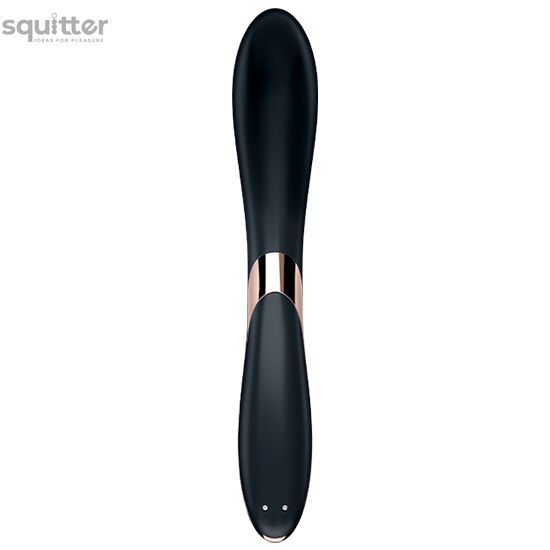 Вибратор с жемчужной стимуляцией точки G Satisfyer Rrrolling Explosion Black SO6074 - онлайн-сексшоп Сквитер