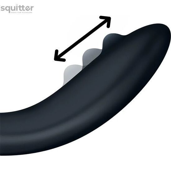 Вибратор с жемчужной стимуляцией точки G Satisfyer Rrrolling Explosion Black SO6074 - онлайн-сексшоп Сквитер