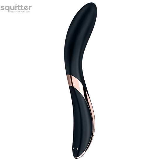 Вибратор с жемчужной стимуляцией точки G Satisfyer Rrrolling Explosion Black SO6074 - онлайн-сексшоп Сквитер