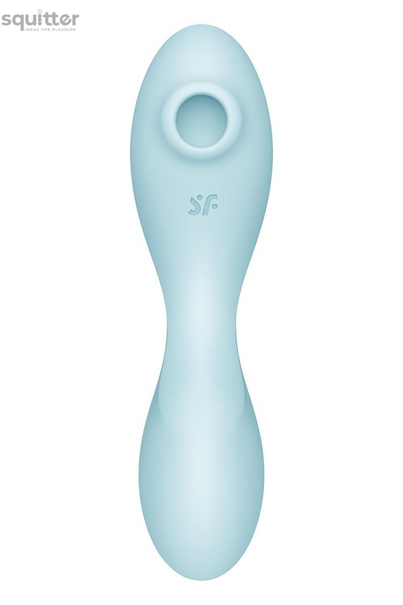 Вакуумний стимулятор із вібрацією Satisfyer Curvy Trinity 5 (Blue) SO6726 фото