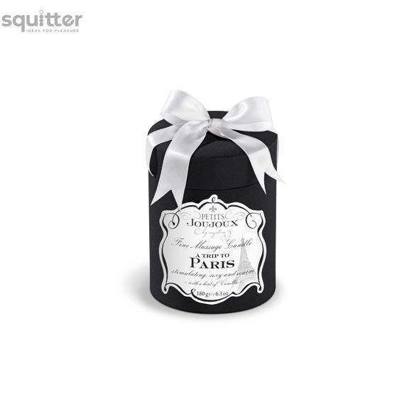 Массажная свечa Petits Joujoux - Paris - Vanilla and Sandalwood (190 г) роскошная упаковка SO3140 - онлайн-сексшоп Сквитер