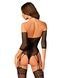 Нейлоновий бодістокінг з імітацією панчіх Obsessive Bodystocking G333 S/M/L, black, з доступом SO7699,2 - інтернет-магазин інтимних товарів Squitter