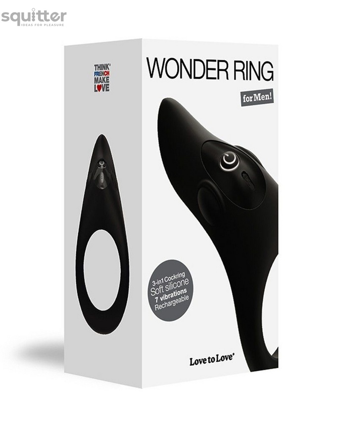 Эрекционное виброкольцо Love To Love WONDER RING с мегастимулятором клитора, перезаряжаемое SO2046 фото