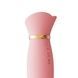 Вібратор з підігрівом та вакуумною стимуляцією клітора Zalo - ROSE Vibrator Strawberry Pink SO6680,3 - інтернет-магазин інтимних товарів Squitter