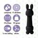 Мини-вибратор FeelzToys Mister Bunny Black с двумя насадками SO4438 фото 5