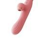 Вібратор з підігрівом та вакуумною стимуляцією клітора Zalo - ROSE Vibrator Strawberry Pink SO6680,5 - інтернет-магазин інтимних товарів Squitter