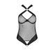 Сетчатый боди с халтером Amanda Body black S/M - PassionSO5316,3 - интернет-магазин интимных товаров Squitter