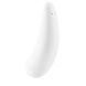 Вакуумный клиторальный стимулятор Satisfyer Curvy 2+ White с управлением через интернетSO3783,6 - интернет-магазин интимных товаров Squitter